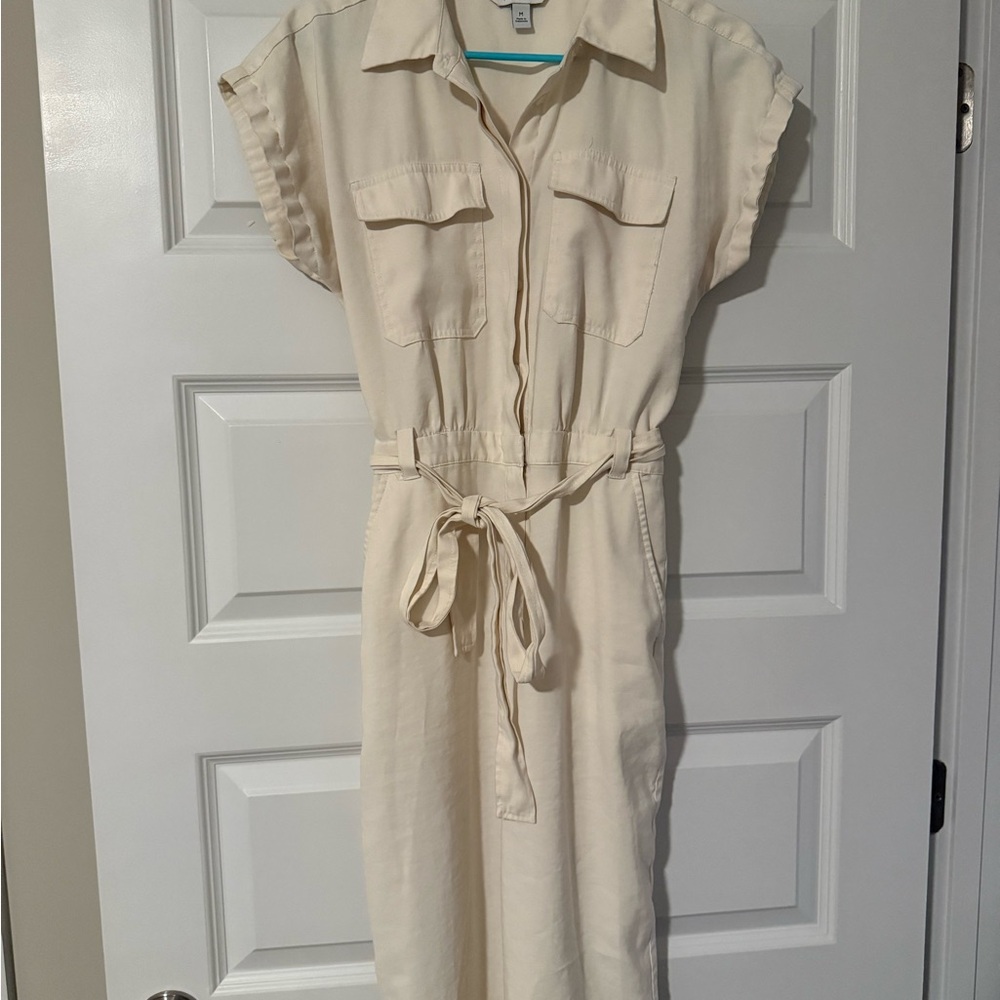 Cream Jumpsuit - Nine West